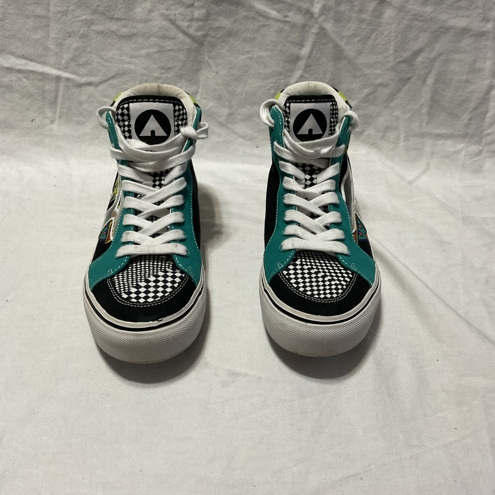 Airwalk Women's Aurora Sneakers Size 7.5M Graphic Designs Ankle Height Colorful